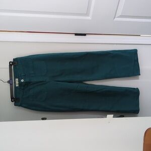 Madewell Emmett teal pants